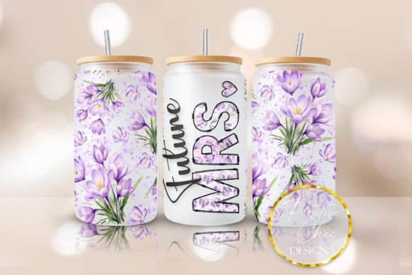 Future Mrs Libbey Glass Cup Wrap Wedding Graphics