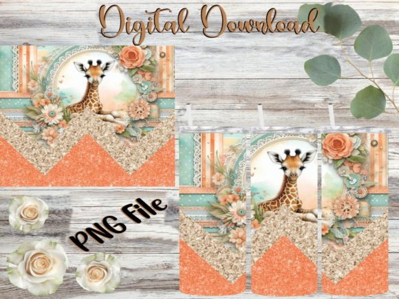 Giraffe V Split Tumbler: Graphics & Print Templates
