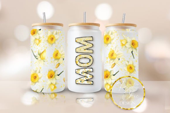 Mom Libbey Cup Wrap Graphics for Crafts