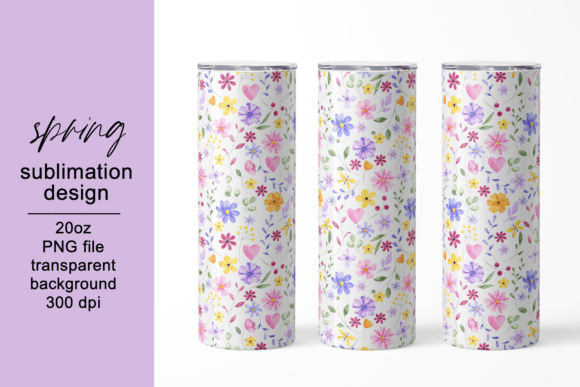 Tumbler Wrap: Digital Summer Design PNG for Crafts & Graphics